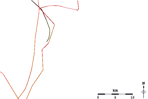 Roads and rivers around Island Beach State Park
