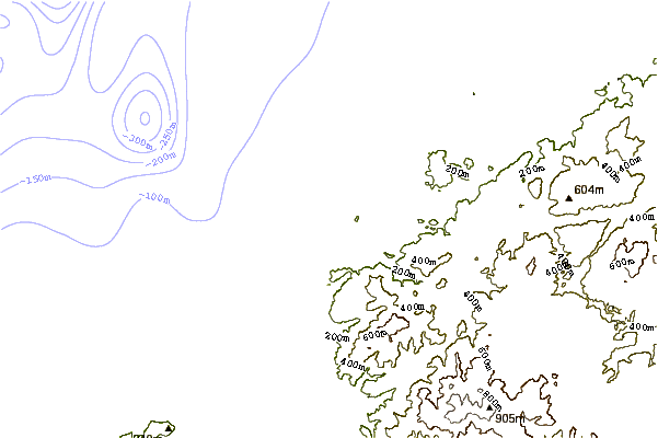 Shoreline around Isola Rossa