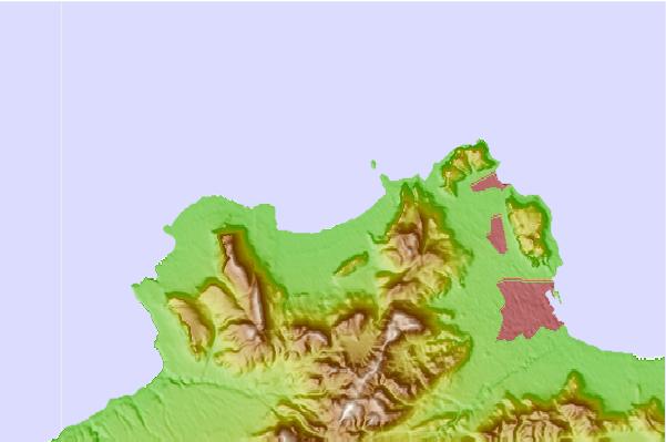 Surf breaks located close to Isola Delle Femmine