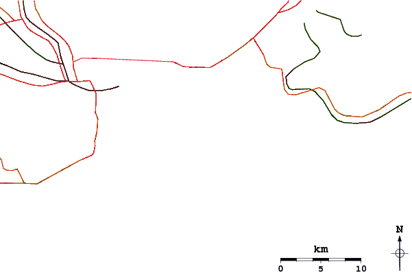 Roads and rivers around Itacoatiara