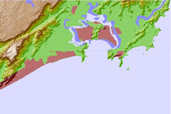 Surf spots located close to Itaipu