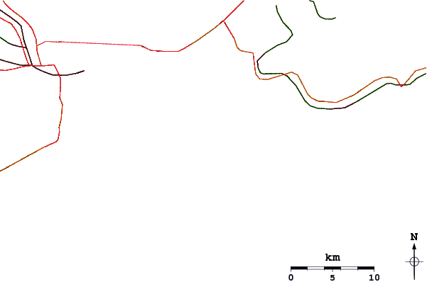 Roads and rivers around Itaipu