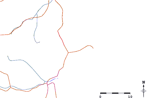 Roads and rivers around Itapema - Sul