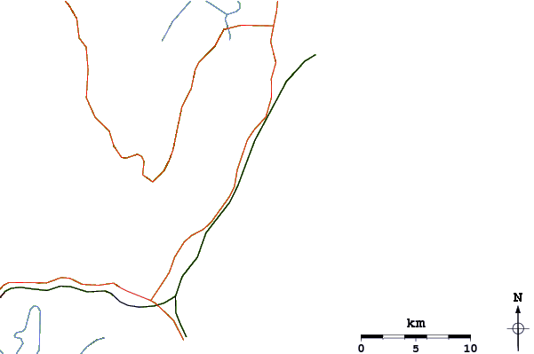 Roads and rivers around Itapiruba North Side