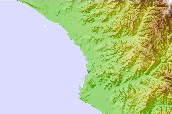 Surf spots located close to San Bartolo - Izquierditas