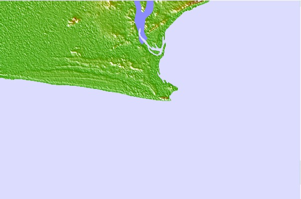 Surf spots located close to Jabal Zarain