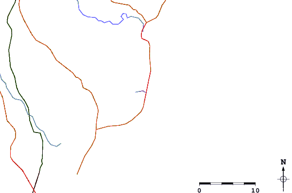 Roads and rivers around Jacaraipe