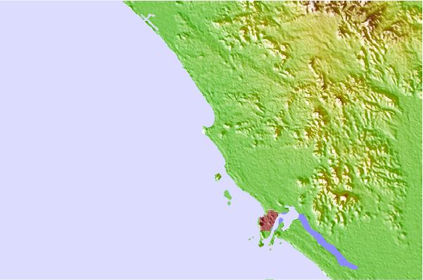 Surf spots located close to Jacarandas