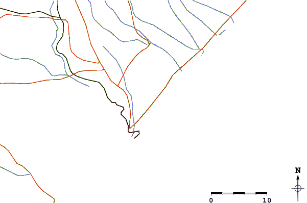 Roads and rivers around Jacarecica