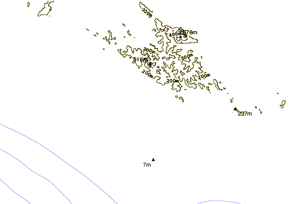 Shoreline around Jackals