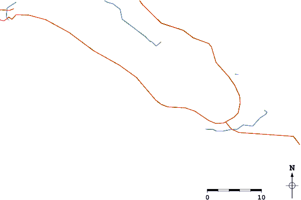 Roads and rivers around Jackals