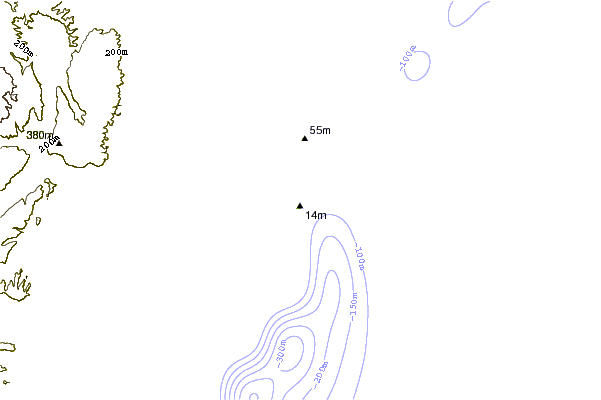 Shoreline around Jacks Point