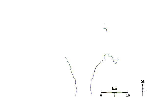 Roads and rivers around Jackson creek (Little Andaman)
