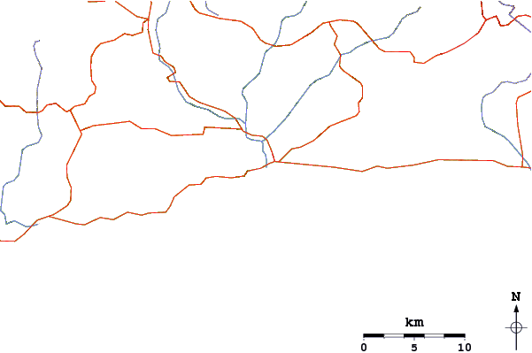 Roads and rivers around Jacmel