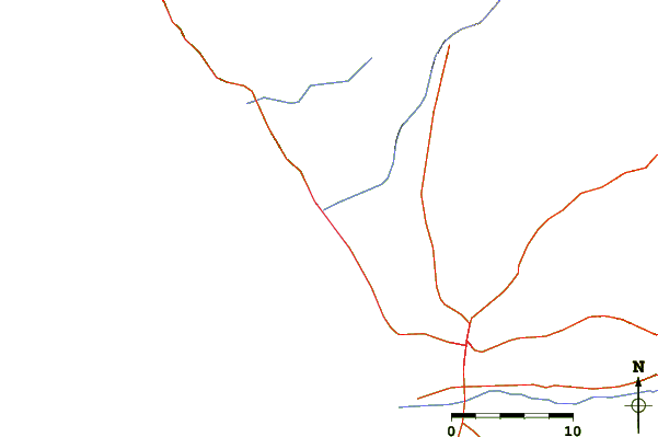 Roads and rivers around Jaguay