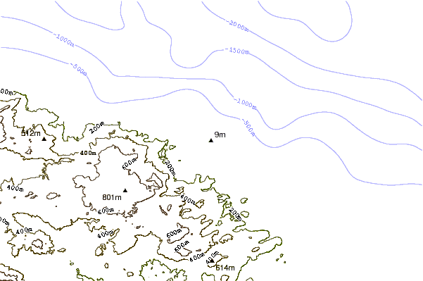 Shoreline around Jailbreak