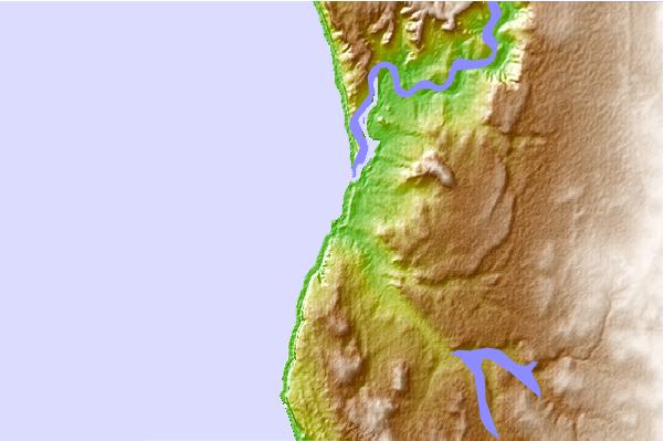 Surf spots located close to Jakes