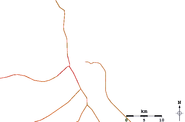 Roads and rivers around James Kealoha Beach Park