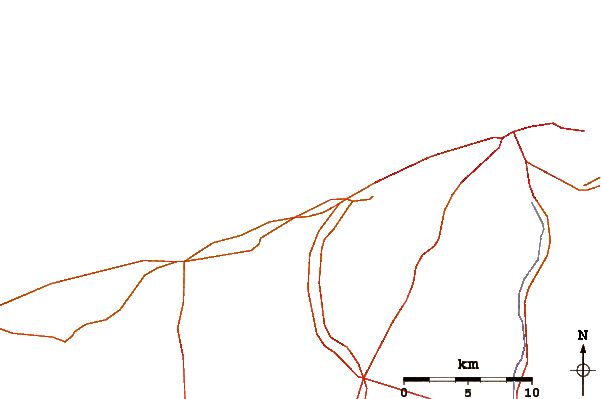 Roads and rivers around Janzour
