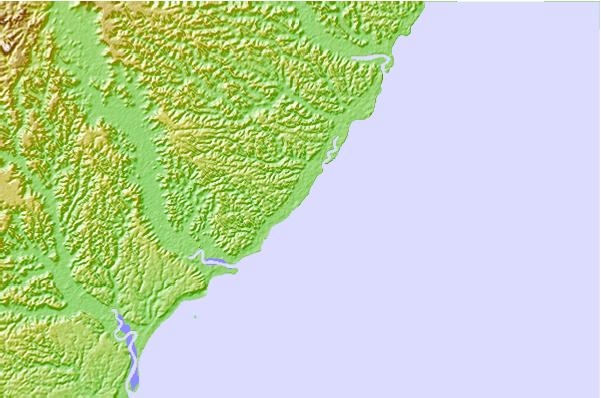 Surf spots located close to Japaratinga