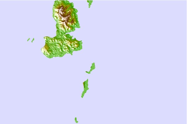 Surf spots located close to Jarawa Point (Totems Reef)