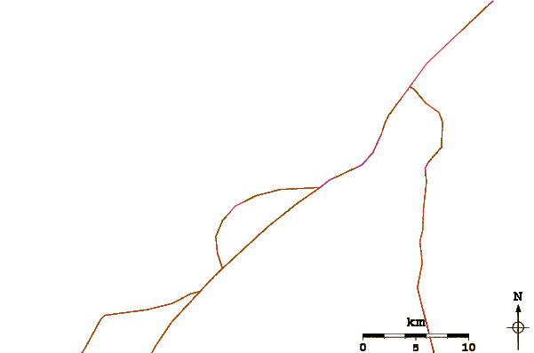 Roads and rivers around Jebal Ali Lefts