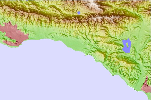 Surf spots located close to Jelly Bowl