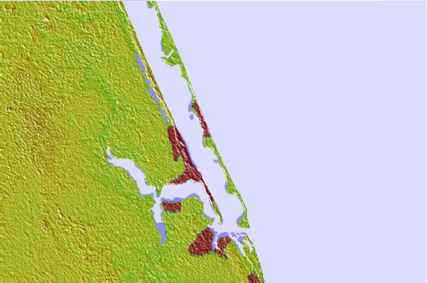 Surf breaks located close to Jensen Beach