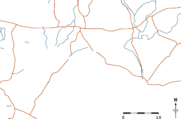Roads and rivers around Jieshi Bay