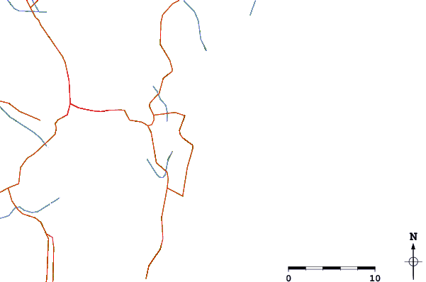 Roads and rivers around Joaquina