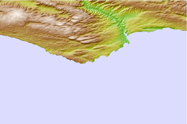 Surf spots located close to Jongensfontein