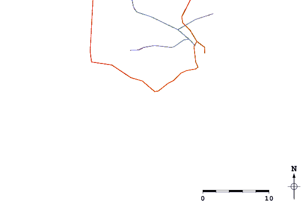 Roads and rivers around Jongensfontein