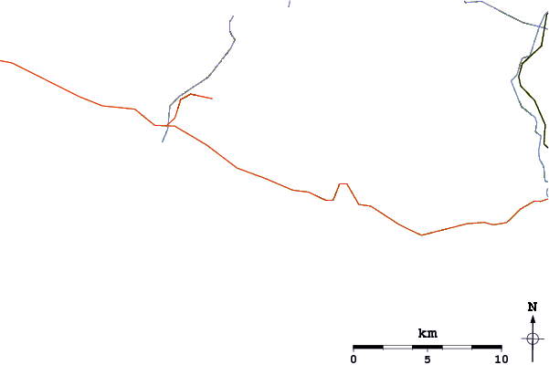 Roads and rivers around Jordan River