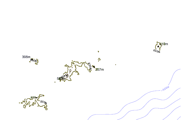 Shoreline around Josiahs Bay