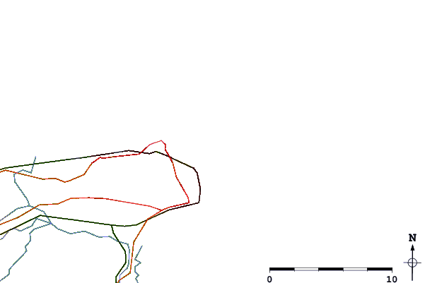 Roads and rivers around Joss Bay