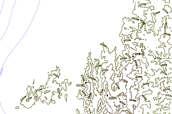 Shoreline around Juan Tornillo