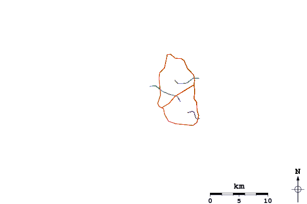 Roads and rivers around Jumbie Beach
