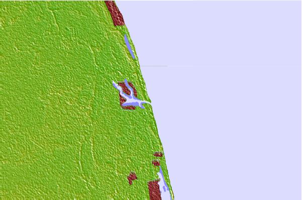 Surf spots located close to Jupiter Inlet North Jetty