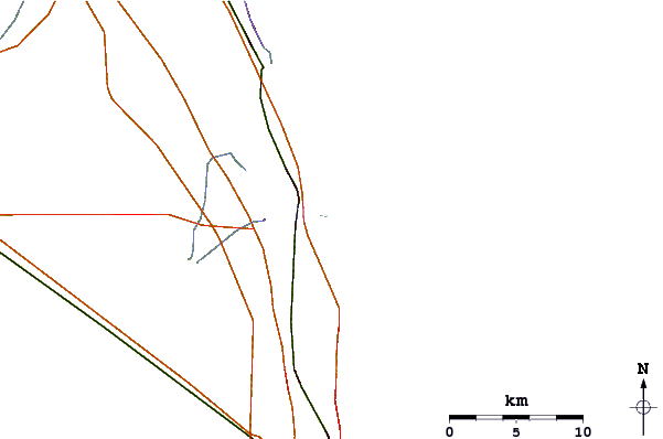 Roads and rivers around Jupiter Inlet South Jetty