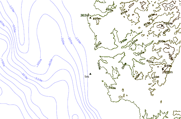 Shoreline around K-55 1/2