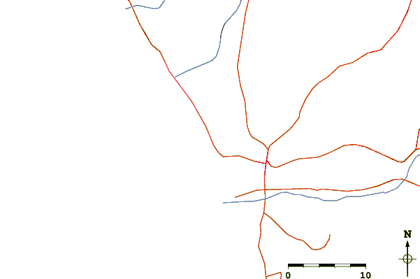Roads and rivers around KM-200 - Totoritas
