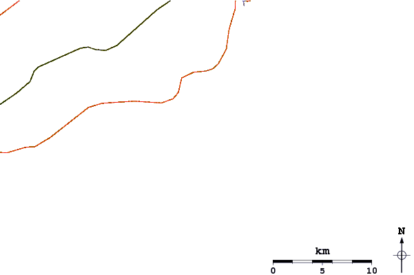 Roads and rivers around K38 and 39