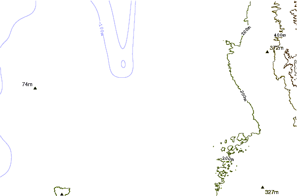 Shoreline around KM-200