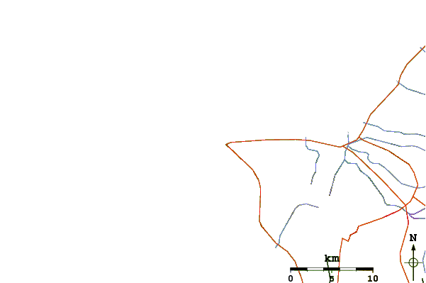 Roads and rivers around Kaena Point