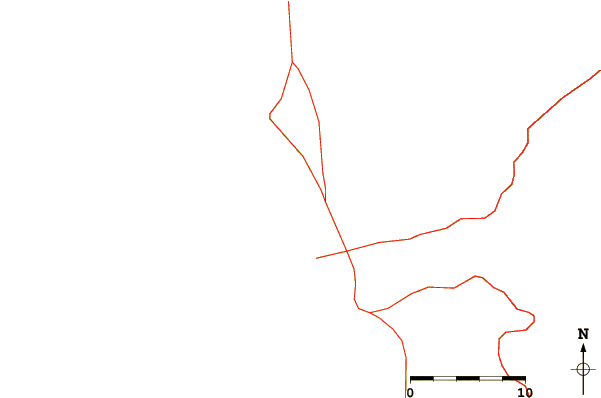 Roads and rivers around Kahalu'u
