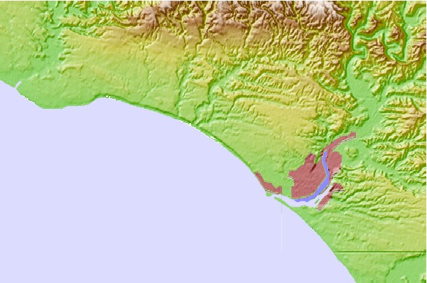 Surf spots located close to Kai-Iwi