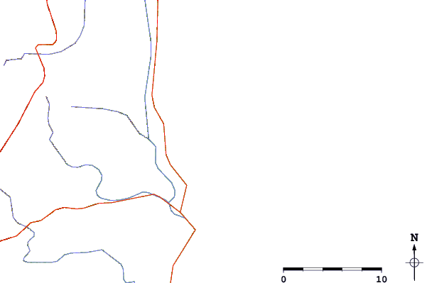 Roads and rivers around Kaiaua Bay