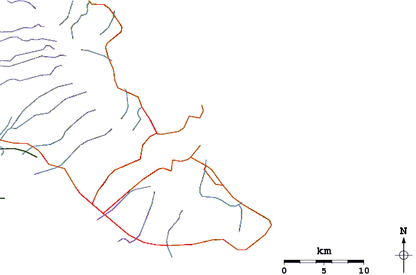 Roads and rivers around Kailua Beach