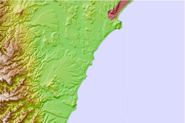 Surf spots located close to Kakanui River Mouth