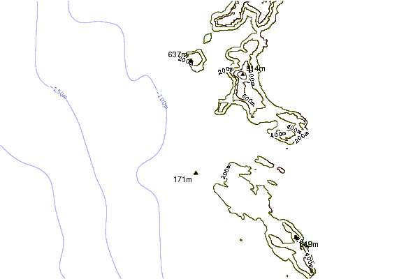 Shoreline around Kakapo